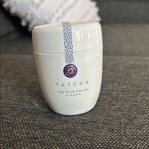 Tatcha Rice Polish Classic - White Jar with Purple Accent